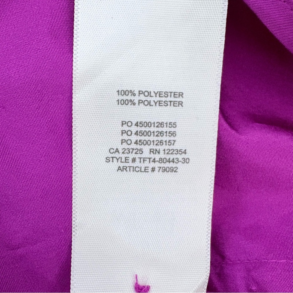 Wilfred Vibrant Hot Raspberry Dress Vacation Beachcore Casual Midi Dress Sz XS - Picture 8 of 11